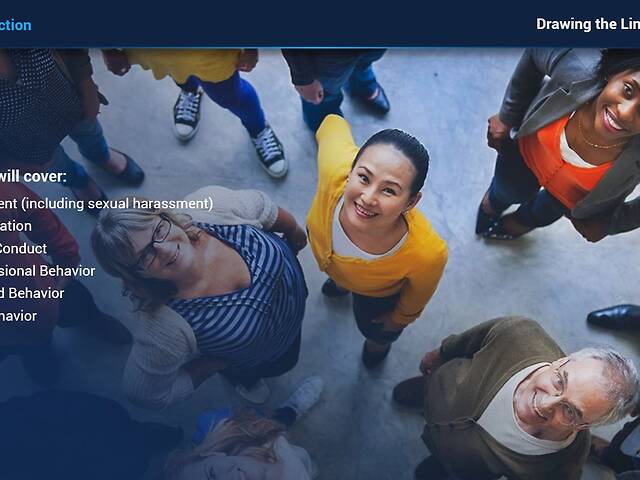 Drawing the Line: Creating a Respectful & Harassment-Free Workplace™ (2-Hour Mgr/Sup Version)