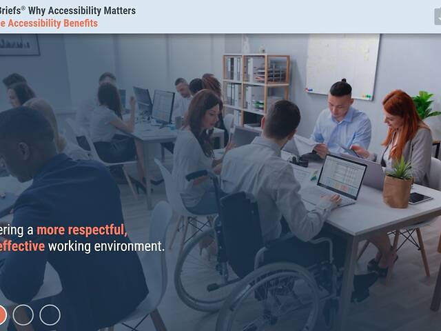 TrainingBriefs® Why Accessibility Matters