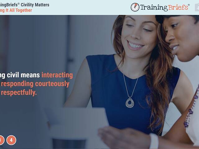 TrainingBriefs® Civility Matters