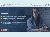 TrainingBriefs® The ADA - Questions About Performance Issues